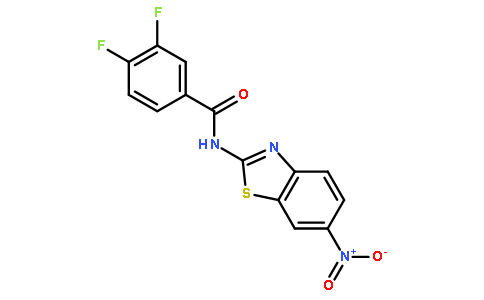 3,4-二氟-N-(6-硝基-2-苯并噻唑)苯甲酰胺