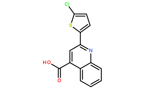 2-(5-氯噻吩-2-基)喹啉-4-羧酸