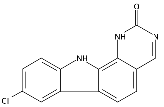 2H-​Pyrimido[4,​5-​a]​carbazol-​2-​one, 8-​chloro-​1,​11-​dihydro-