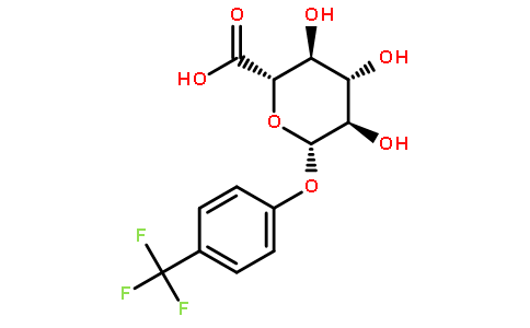 4-(Trifluoromethyl)phenyl β-D-Glucopyranosiduronic Acid