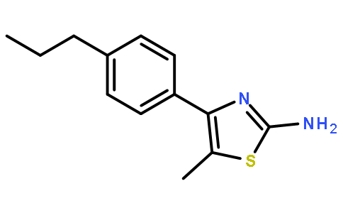 5-甲基-4-(4-丙苯基)-1,3-噻唑-2-胺