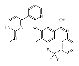 4-甲基-3-[[3-[2-(甲基氨基)-4-嘧啶基]-2-吡啶基]氧基]-N-[3-(三氟甲基)苯基]苯甲酰胺
