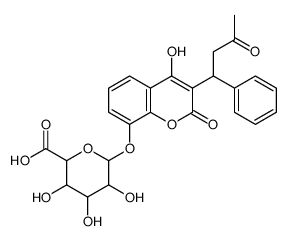 (2S,3S,4S,5R,6S)-3,4,5-trihydroxy-6-[4-hydroxy-2-oxo-3-(3-oxo-1-phenylbutyl)chromen-8-yl]oxyoxane-2-carboxylic acid