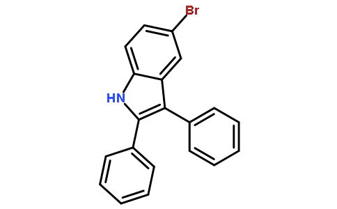 5-溴-2,3-二苯基-1H-吲哚