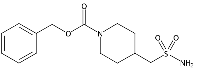 Benzyl 4-(sulfamoylmethyl)piperidine-1-carboxylate