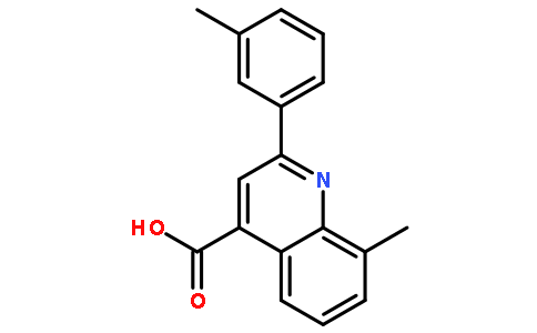 8-甲基-2-(3-甲基苯基)喹啉-4-羧酸