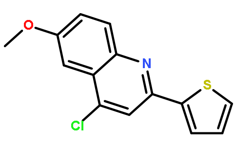 4-氯-6-甲氧基-2-噻吩-2-基-喹啉