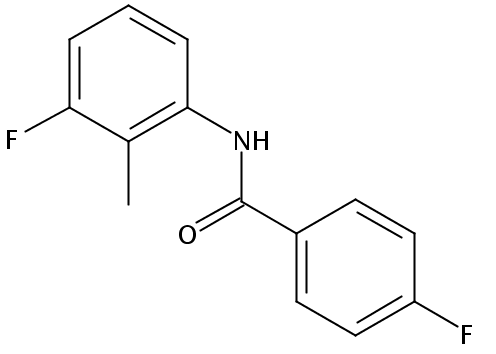 4-氟-N-(3-氟-2-甲基苯)苯甲酰胺