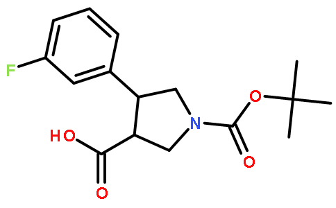 Boc-反式-4-(3-氟苯基)-吡咯烷-3-羧酸