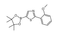 2-(2-Methoxy-phenyl)-5-(4,4,5,5-tetramethyl-[1,3,2]dioxaborolan-2-yl)-thiazole