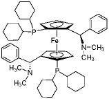 (S,S)-(+)-2,2'-Bis[(R)-(N,N-dimethylamino)(phenyl)methyl]-1,1'-bis(dicyclohexylphosphino)ferrocene, min. 97%
