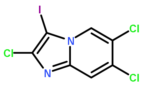 2,6,7-三氯-3-碘咪唑并[1,2-a]吡啶