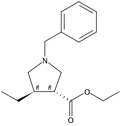 (3R,4R)-rel-Ethyl 1-benzyl-4-ethylpyrrolidine-3-carboxylate