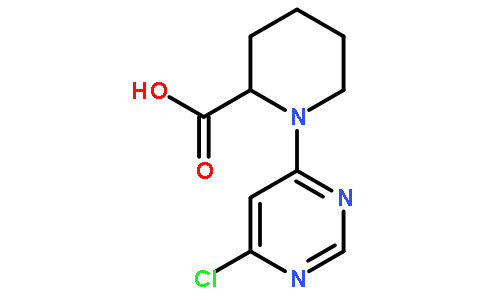 1-(6-chloropyrimidin-4-yl)piperidine-2-carboxylic acid