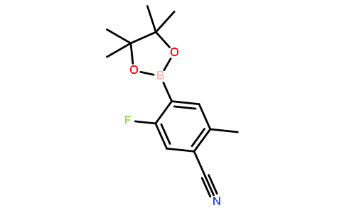 4-CYANO-2-FLUORO-5-METHYLPHENYLBORONIC ACID, PINACOL ESTER