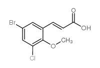 3-(5-bromo-3-chloro-2-methoxyphenyl)prop-2-enoic acid