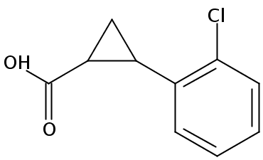 2-​(2-​Chlorophenyl)​-cyclopropanecarboxyl​ic Acid