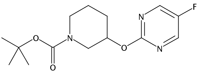 tert-Butyl 3-((5-fluoropyrimidin-2-yl)oxy)piperidine-1-carboxylate