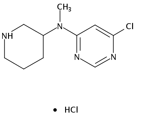 6-Chloro-N-methyl-N-(piperidin-3-yl)pyrimidin-4-amine hydrochloride