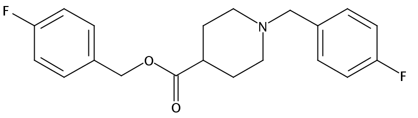 4-Fluorobenzyl 1-(4-Fluorobenzyl)piperidine-4-carboxylate