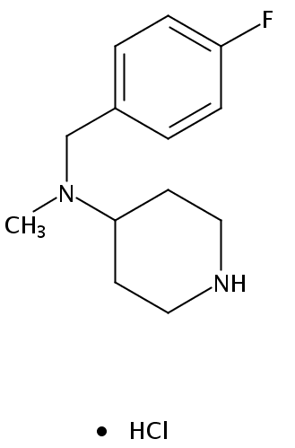 N-(4-Fluorobenzyl)-N-methylpiperidin-4-amine hydrochloride