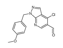 4-氯-1-(4-甲氧基-苄基)-1H-吡唑并[3,4-b]吡啶-5-甲醛