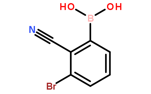 (3-溴-2-氰基苯基)硼酸