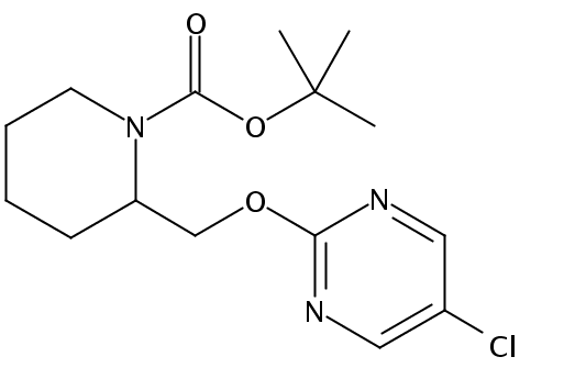 tert-Butyl 2-(((5-chloropyrimidin-2-yl)oxy)methyl)piperidine-1-carboxylate