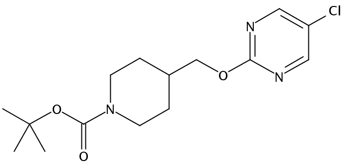 tert-Butyl 4-(((5-chloropyrimidin-2-yl)oxy)methyl)piperidine-1-carboxylate