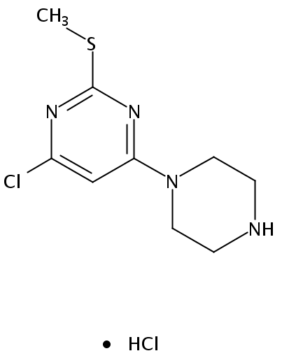 4-Chloro-2-(methylthio)-6-(piperazin-1-yl)pyrimidine hydrochloride