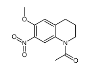 1-(6-methoxy-7-nitro-3,4-dihydro-2H-quinolin-1-yl)ethanone