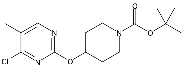 tert-Butyl 4-((4-chloro-5-methylpyrimidin-2-yl)oxy)piperidine-1-carboxylate