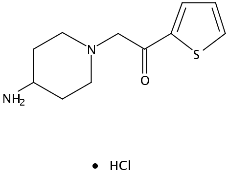 2-(4-Aminopiperidin-1-yl)-1-(thiophen-2-yl)ethanone hydrochloride