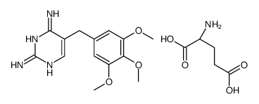 (2S)-2-aminopentanedioic acid,5-[(3,4,5-trimethoxyphenyl)methyl]pyrimidine-2,4-diamine