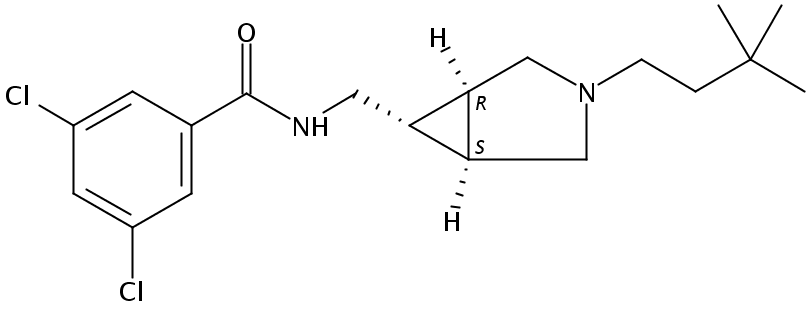 3，5-Dichloro-N-[[(1α，5α，6-exo，6α)-3-(3，3-dimethylbutyl)-3-azabicyclo[3.1.0]hex-6-yl]methyl]-benzamide