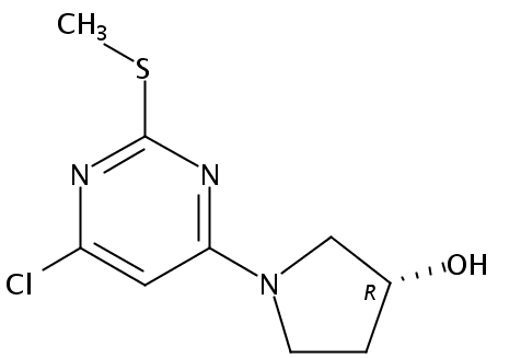 (R)-1-(6-Chloro-2-(methylthio)pyrimidin-4-yl)pyrrolidin-3-ol