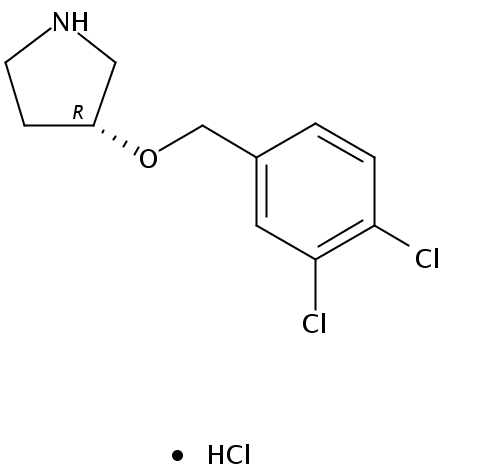 (r)-3-((3,4-dichlorobenzyl)oxy)pyrrolidine hydrochloride