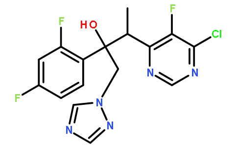 反式-6-氯-alpha-(2,4-二氟苯基)-5-氟-beta-甲基-alpha-(1H-1,2,4-三唑-1-基甲基)-4-嘧啶乙醇