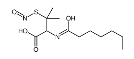 2-(heptanoylamino)-3-methyl-3-nitrososulfanylbutanoic acid