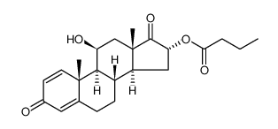 (11β,16α)-11-Hydroxy-16-(1-oxobutoxy)-androsta-1,4-diene-3,17-dione