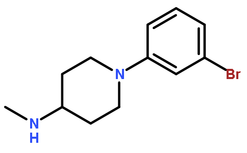 1-(3-溴苯基)-n-甲基哌啶-4-胺