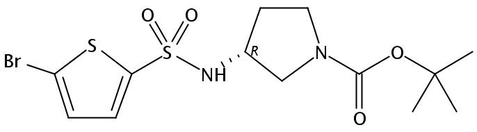 (R)-tert-Butyl 3-(5-bromothiophene-2-sulfonamido)pyrrolidine-1-carboxylate