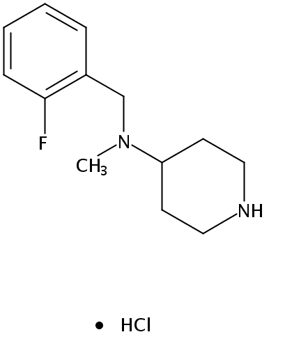 N-(2-Fluorobenzyl)-N-methylpiperidin-4-amine hydrochloride