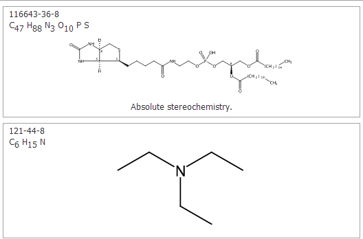 Biotin DHPE [N-(Biotinoyl)-1,2-dihexadecanoyl-sn-glycero-3-phosphoethanolamine triethylammonium salt]