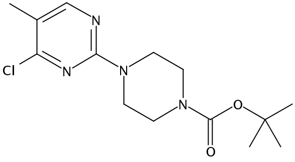 tert-Butyl 4-(4-chloro-5-methylpyrimidin-2-yl)piperazine-1-carboxylate