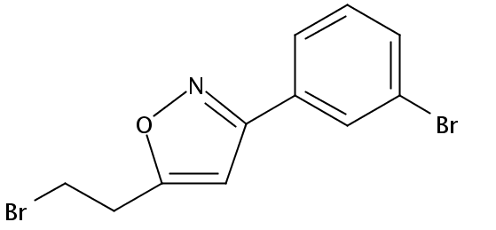 5-(2-溴乙基)-3-(3-溴苯基)异噁唑