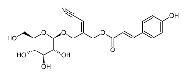 (2E)-3-Cyano-2-[(β-D-glucopyranosyloxy)methyl]-2-propen-1-yl (2E) -3-(4-hydroxyphenyl)acrylate