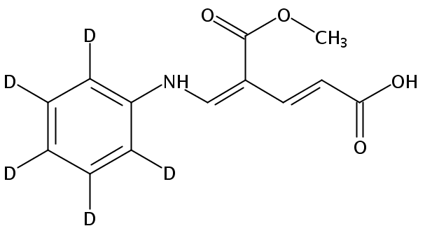 4-Anilinomethylenepentenedioic Acid-d5 5-Methyl Ester