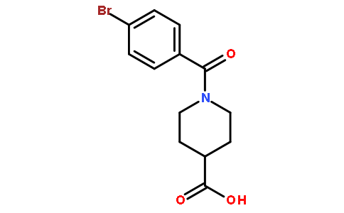 1-(4-溴苯甲酰基)-4-哌啶甲酸