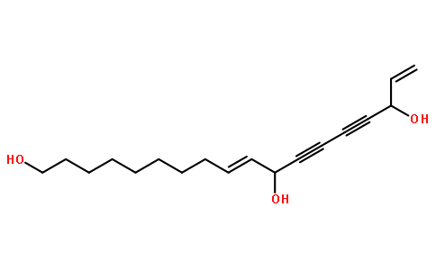 octadeca-9,17-dien-12,14-diyne-1,11,16-triol